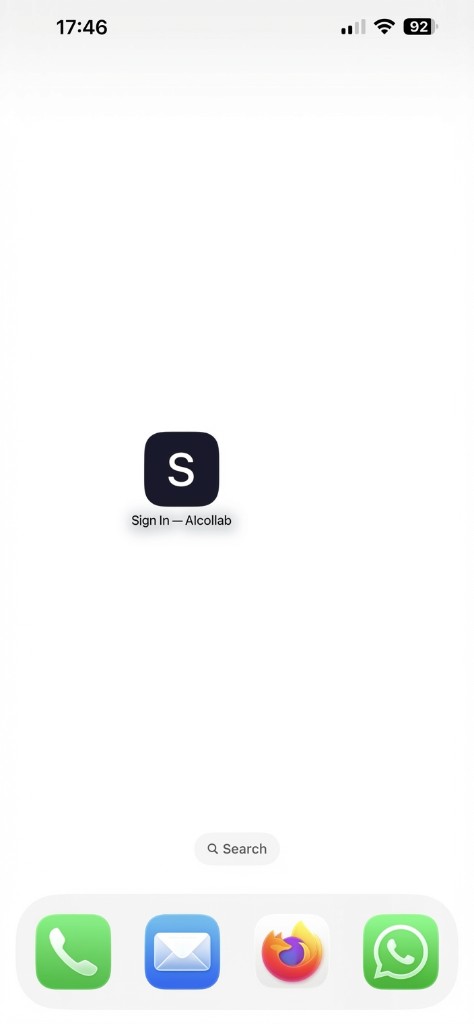 iOS confirmation showing app being added to home screen